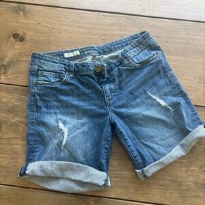 Kut Catherine denim Bermuda shorts